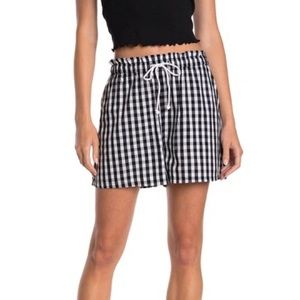 Abound Gigham Shorts with pockets